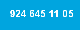 924 645 11 05 924 645 11 05